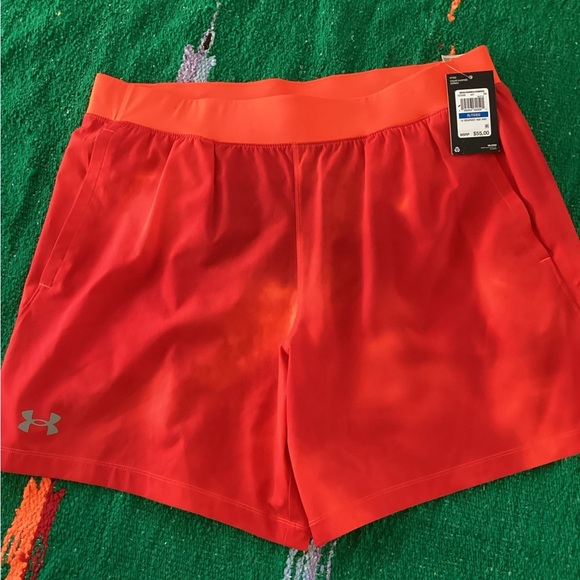 Under Armour Other - NWT-UNDER ARMOUR Men's UA Speedpocket 7" Wash Shorts NWT Orange SIZE: XL
K1